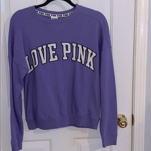 Pink (Victoria’s secret)crew sweatshirt.!😍